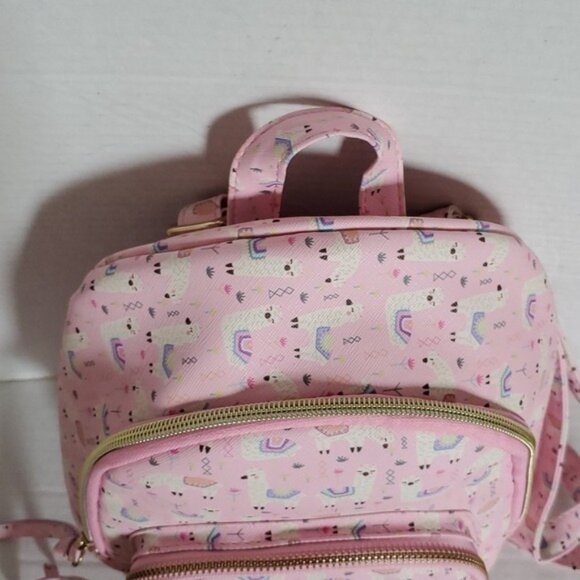 Under1sky Katrina Mini Backpack Lama Land Bag Pink Underonesky - Picture 8 of 13
